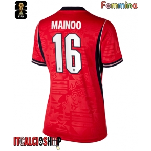 Inghilterra Kobbie Mainoo #16 Seconda Maglia Femmina Mondiali 2026 Manica Corta